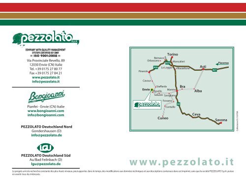 Collection PEZZOLATO - Pezzolato spa