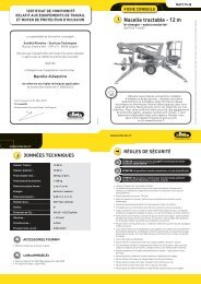 Nacelle tractable - 12 m - Kiloutou