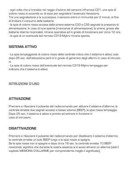 Manuale d'uso End user manual Notice d'utilisation - Meta System