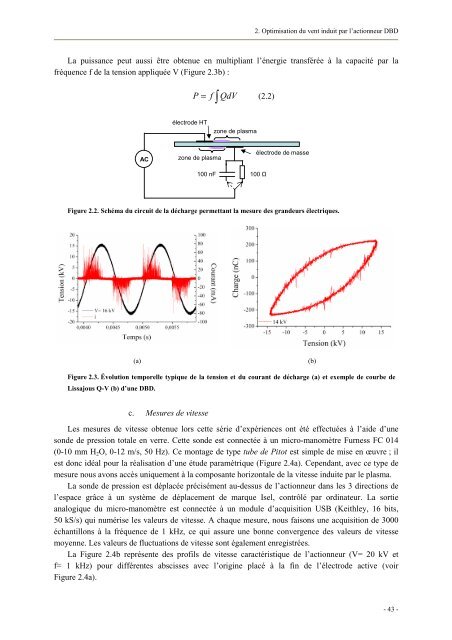 Etude et développement d'un actionneur plasma à décharge à ...