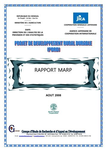 RAPPORT MARP DE TAIBA NDIAYE - Gerad