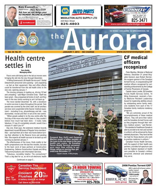 Jan 7 2013 - The Aurora Newspaper