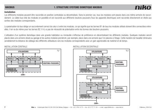 Téléchargez ici le manuel du matériel pour Nikobus