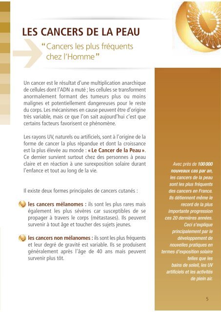 CANCER DE LA PEAU NON MÉLANOME - Laboratoires Spirig