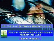IMPLEMENTASI REFORMASI BIROKRASI ... - BAPPEDA Aceh