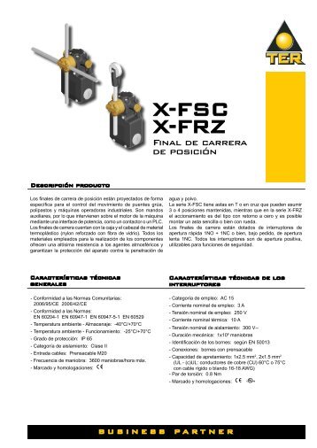 X-FRZ X-FSC - Ter