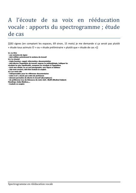 Techniques simples ou fantaisistes pour améliorer les voix de vos