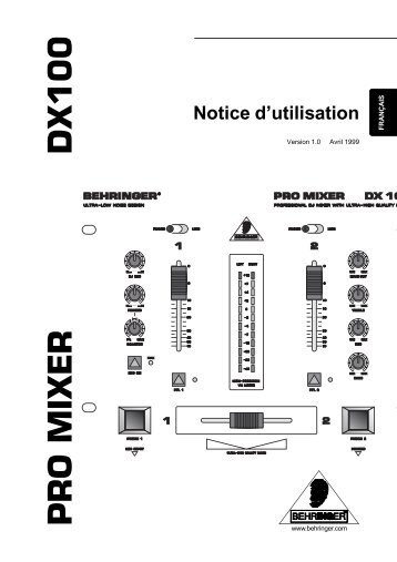 PRO MIXER DX100