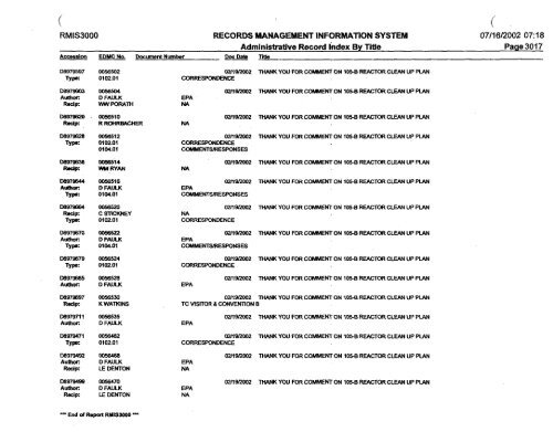 View Document Here - Hanford Site