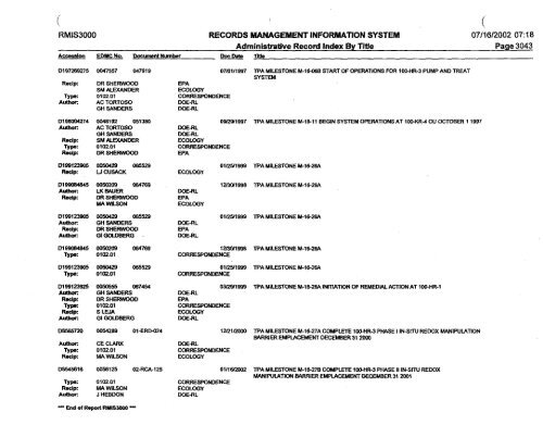 View Document Here - Hanford Site