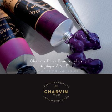 Charvin Extra Fine Acrylics Acrylique Extra Fine