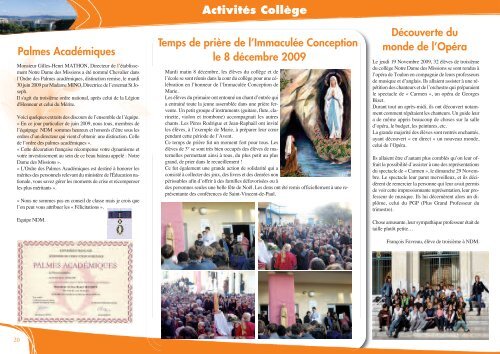 Journal Ndm 4.pdf - Notre Dame des Missions - Toulon