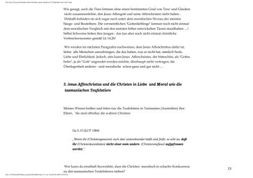 Wie Jesus Treu und Glauben durch Perfidie ersetzt ... - Bare-jesus.net