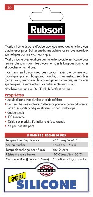 Mastic - Rubson