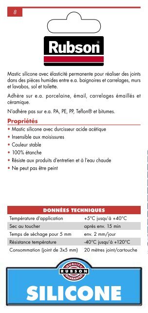 Mastic - Rubson