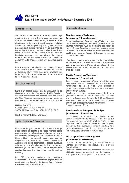 Formation Montagne & PSC1 pour les Clubs de Montagne