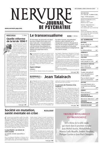 Décembre - Nervure Journal de Psychiatrie