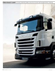 inédite définitivement validée par les Transports E. Feron - Scania