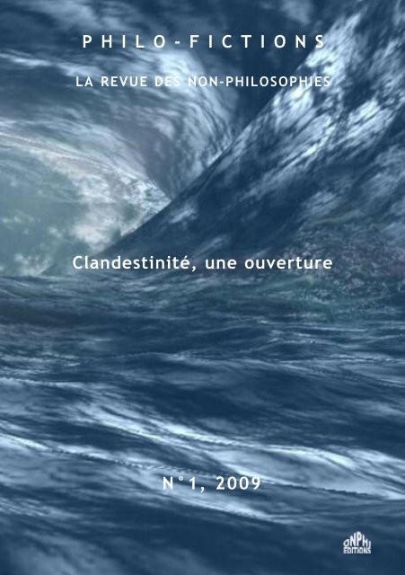 Clandestin-en-Un - Revue Onphi p.69 - 2009 - Xavier Pavie