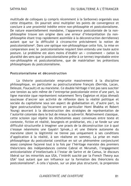 Clandestin-en-Un - Revue Onphi p.69 - 2009 - Xavier Pavie