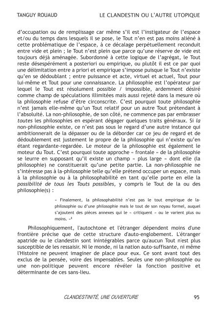 Clandestin-en-Un - Revue Onphi p.69 - 2009 - Xavier Pavie