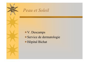 Peau et Soleil (Vincent Descamps - module 5)