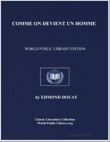 COMME ON DEVIENT UN HOMME - World eBook Library