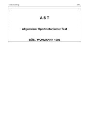 Materialien zur Testauswertung - Dr. Jochen Beck