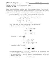 Millersville University Name Answer Key Department of Mathematics ...