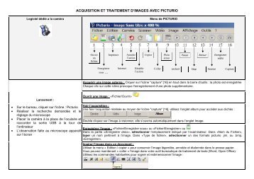 Picturio - acquisition et traitement - Espace Educatif