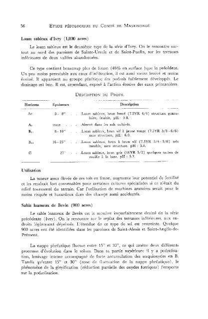 PQ36 Étude pédologique du comté de Maskinongé - IRDA