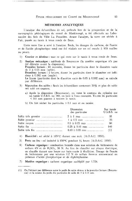 PQ36 Étude pédologique du comté de Maskinongé - IRDA