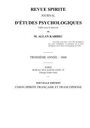 REVUE SPIRITE D'ÉTUDES PSYCHOLOGIQUES