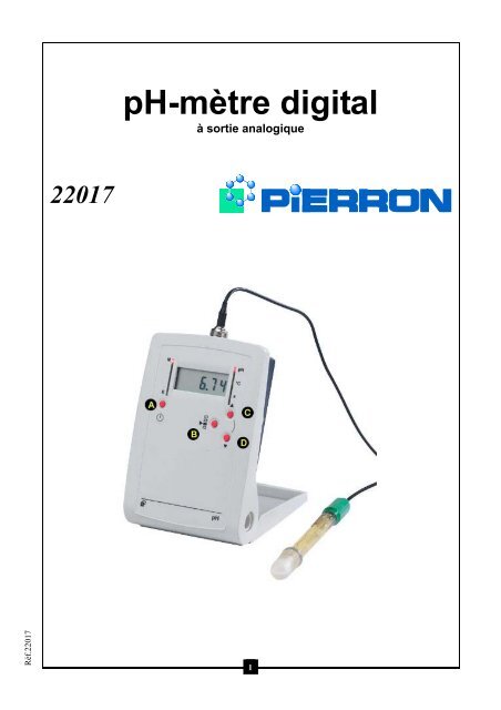 pH MÈTRE EDGE - Pierron