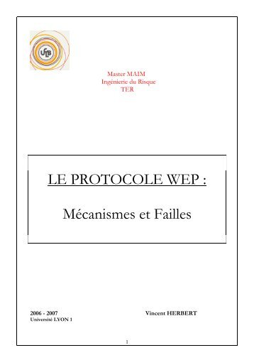 LE PROTOCOLE WEP : Mécanismes et Failles - repo.zenk-securit...