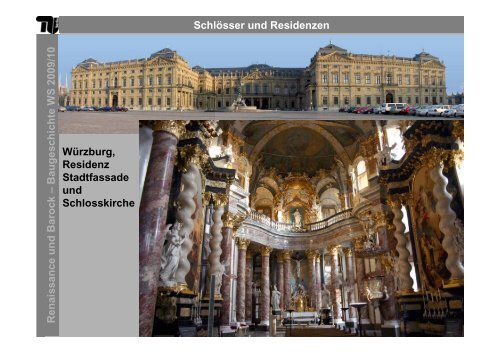 Schlösser und Residenzen Renaissance und Barock – B ...