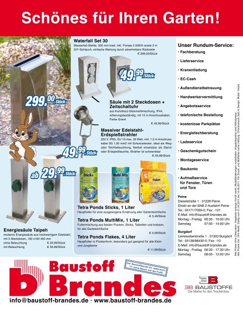 Mit Stein gestalten! - Baustoff Brandes