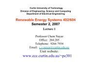 Overview Renewable Energy Systems 402 .pdf - Curtin University