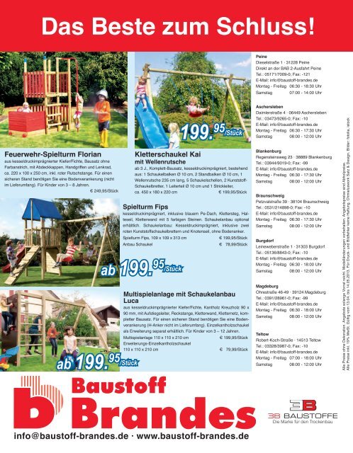 Endlich wieder Gartenzeit! - Baustoff Brandes