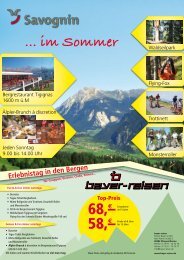 ? im Sommer - Bayer-Reisen