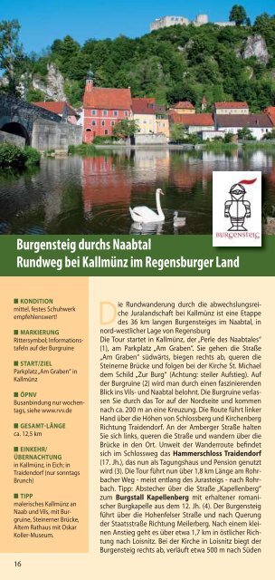 WANDERTOUREN - Bayerischer Jura