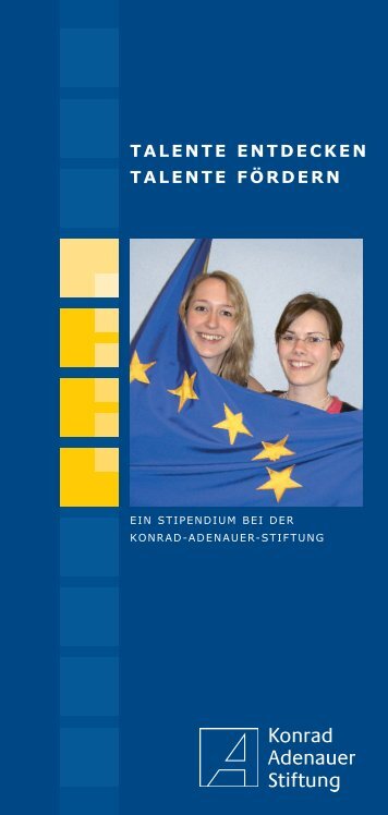 Stipendium Konrad-Adenauer-Stiftung - DLRG-Jugend Bayern