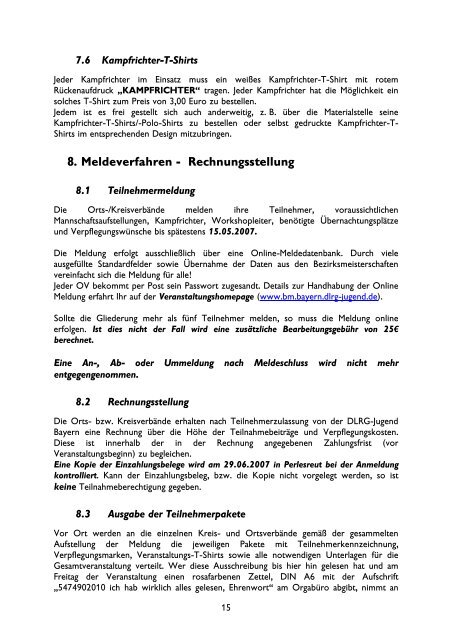 Ausschreibung zu den Bayerischen Meisterschaften - DLRG-Jugend ...
