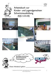 Arbeitshilfe KJS 1-3 bis Dezember 2009 - DLRG-Jugend Bayern