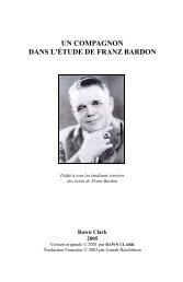 un compagnon dans l'étude de franz bardon - A Bardon Companion