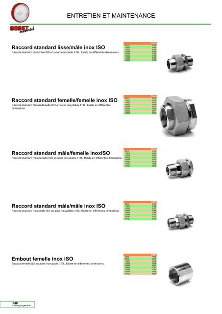 CATALOGUE GÉNÉRAL 2012 (28.7 Mo) - Bobet-materiel.com