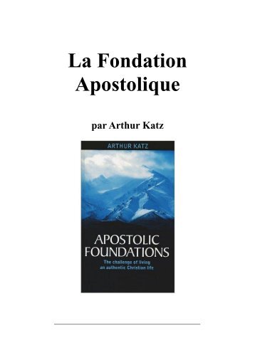 Art Katz la fondation apostolique - Reveille-toi