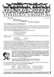 31. Oktober 1998 - Bürgerbewegung Straßlach-Dingharting