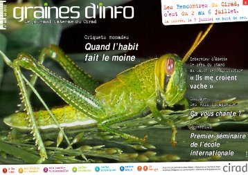 Graines d'info n°60 - Cirad