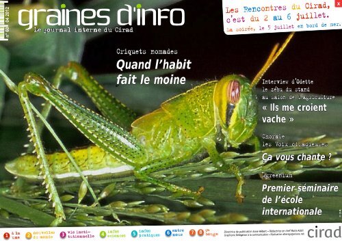 Graines d'info n°60 - Cirad